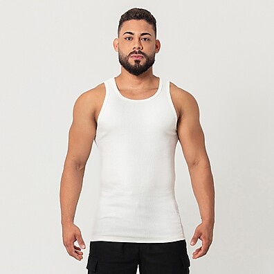 Regata Canelada Off White: Estilo e Conforto que Dominam o Verão