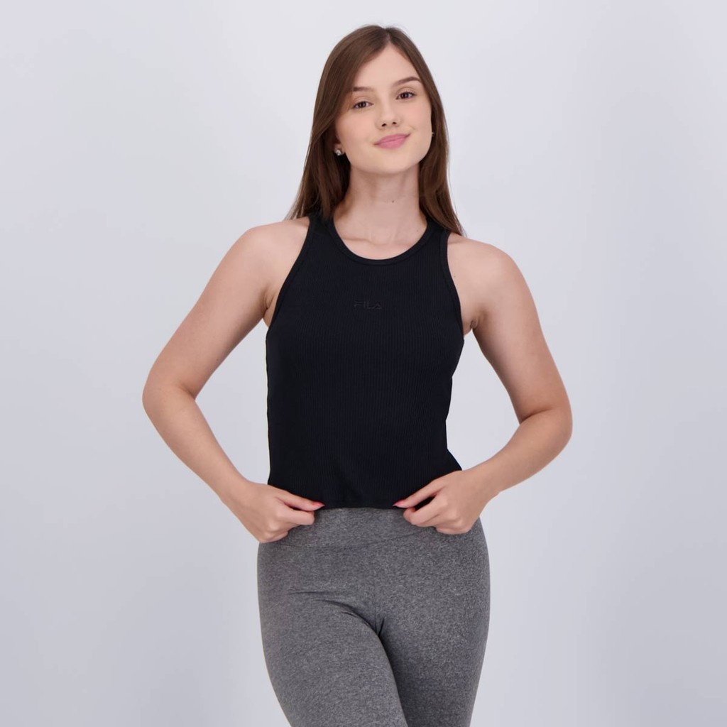 Regata Cropped Fila: Conforto e Estilo!