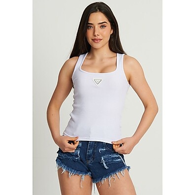 Regata Decote Reto Planet Girls Branco: Estilo e Conforto Feminino