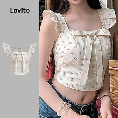 Regata Floral Boho Lovito: Estilo e Conforto!