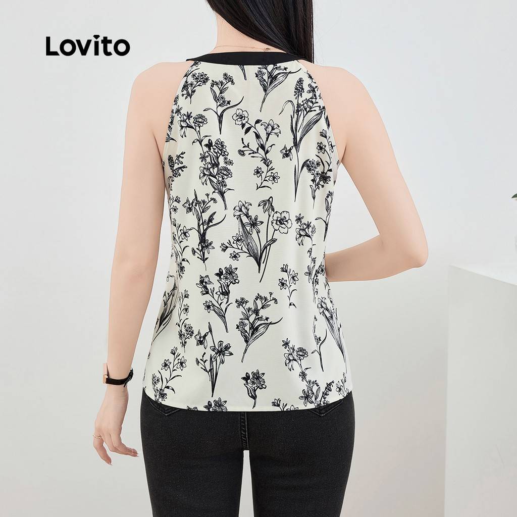 Regata Floral Lovito: Estilo Casual e Conforto!