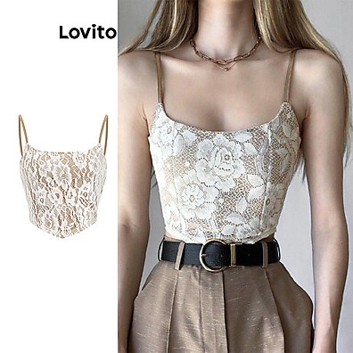 Regata Floral Lovito: Renda e Conforto!
