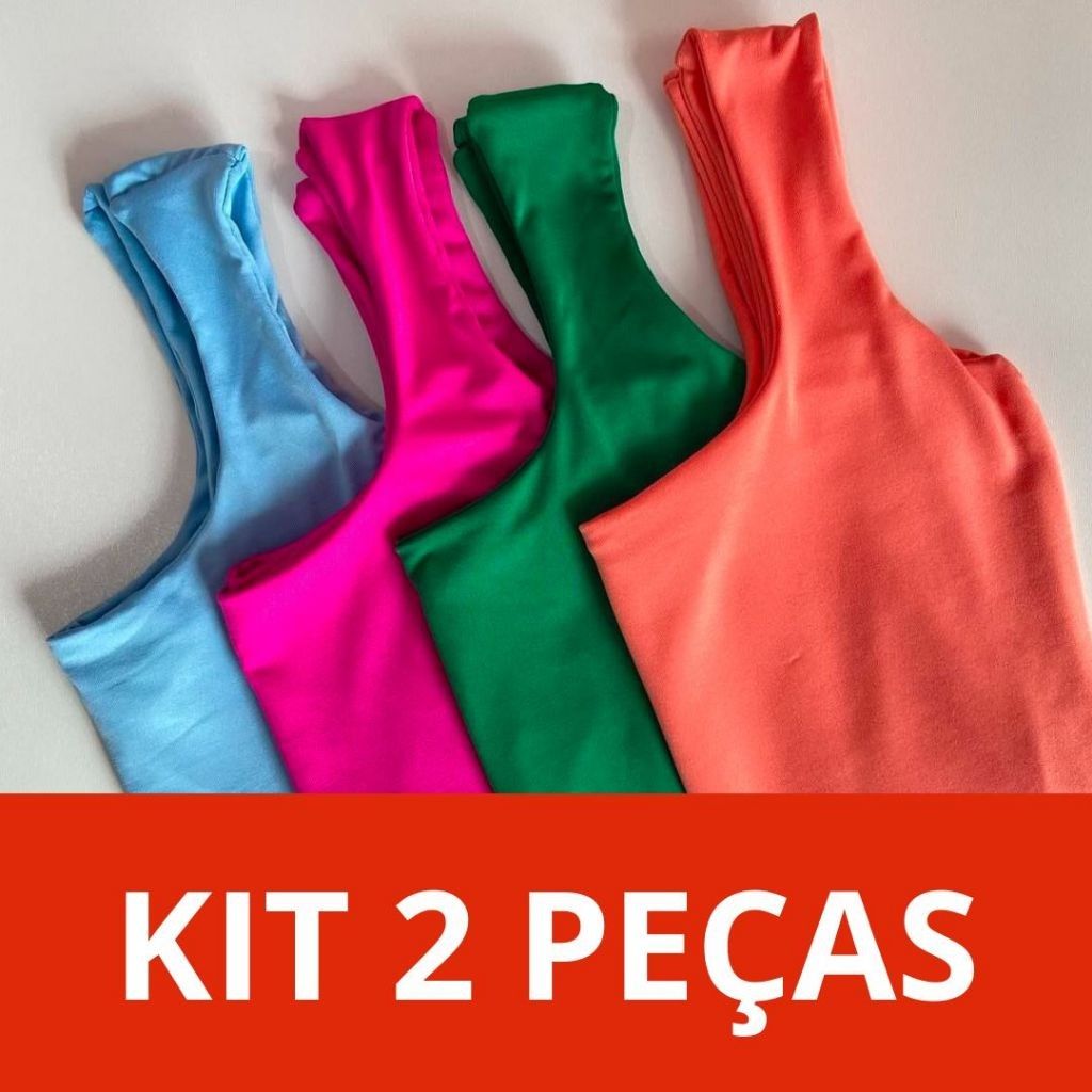 Regata Ibiza: Kit 2 Blusas Femininas Confortáveis