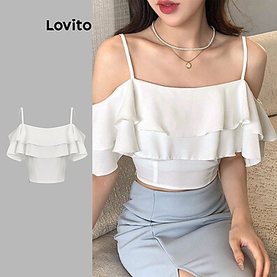 Regata Lovito com Babados: Estilo e Conforto!