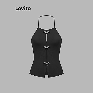 Regata Lovito com Laço e Strass: Estilo e Conforto!