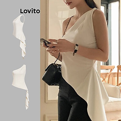 Regata Lovito: Elegância Assimétrica e Ombro Frio