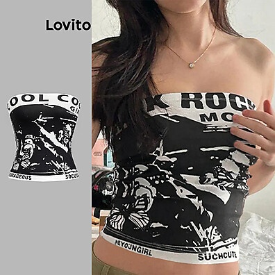 Regata Lovito Estampada: Casual e Confortável