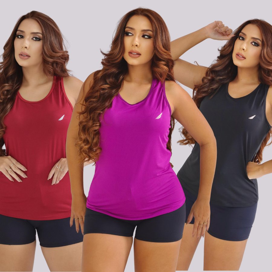 Regata UV+ Feminina: Conforto e Proteção para Treino e Esporte