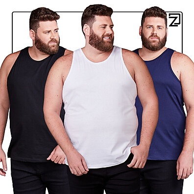 Regatas Plus Size Algodão: Kit 3 Conforto!