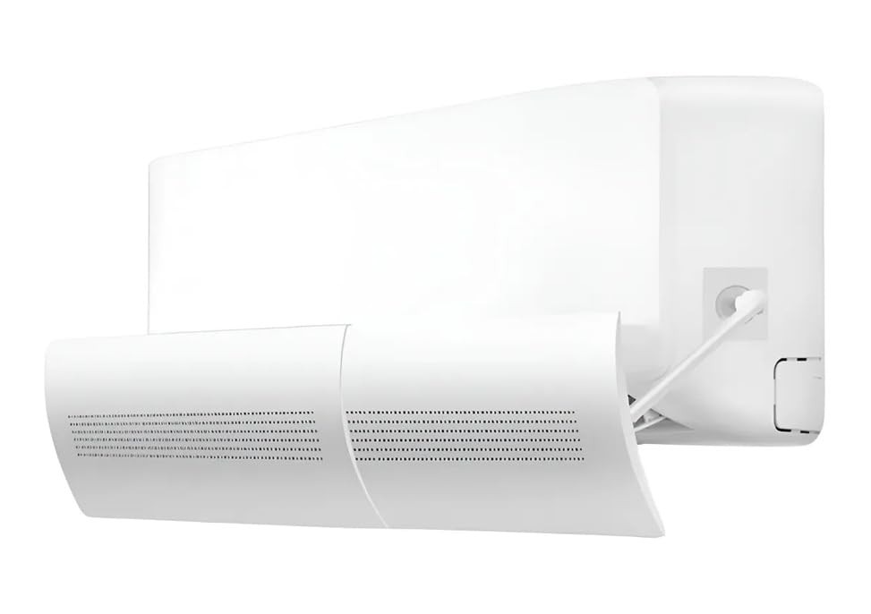 Defletor Ar Condicionado Split Universal com Regulagem 180° - Proteja-se do Ar Direto e Melhore o Conforto