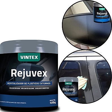 Rejuvex 400g Vonixx: Revitalize Plásticos do Carro!