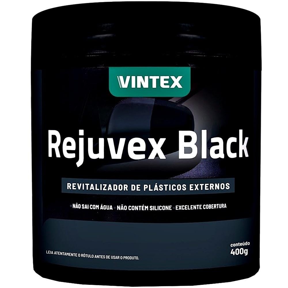 Rejuvex Black Vonixx 400g: Revitalizador Premium para Plásticos Automotivos