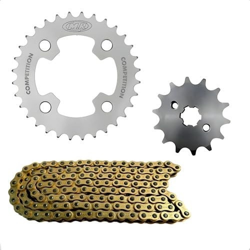 Kit Relação Mr Passe Fino para Honda Titan 150/160: Coroa 38T e Pinhão 17T - Performance e Durabilidade