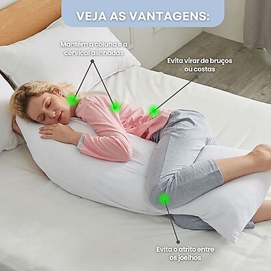 Travesseiro de Corpo Gestante: Sono Perfeito e Relaxamento