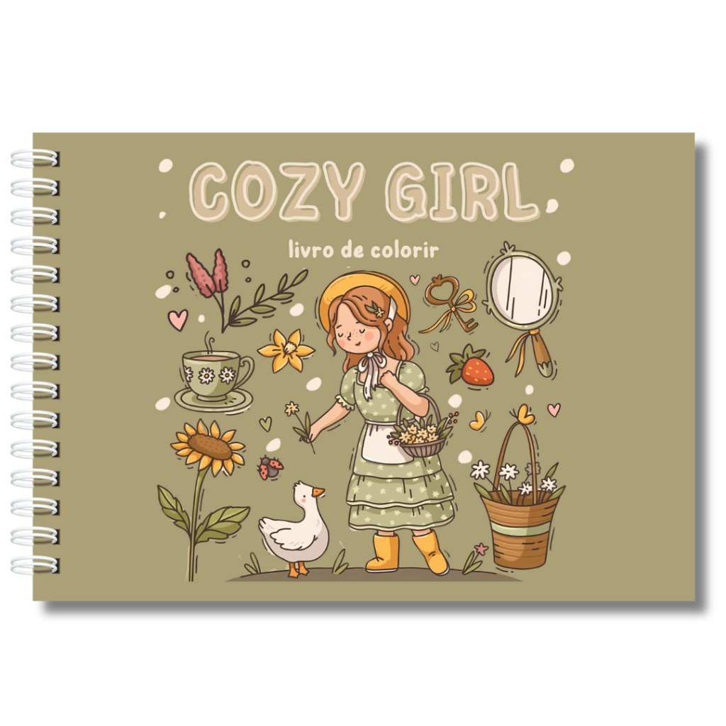 Cozy Girl: Seu Livro de Colorir Relaxante