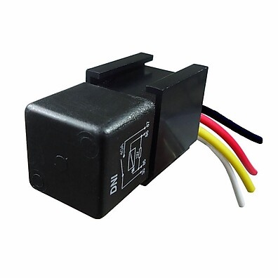 Relé 70A 12V com Soquete: Potência e Segurança!