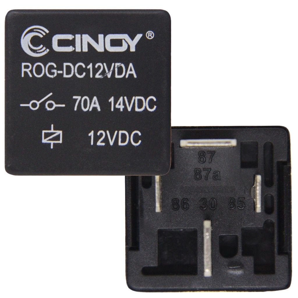 Rele Reversor 70A 12V: Potência e Confiabilidade