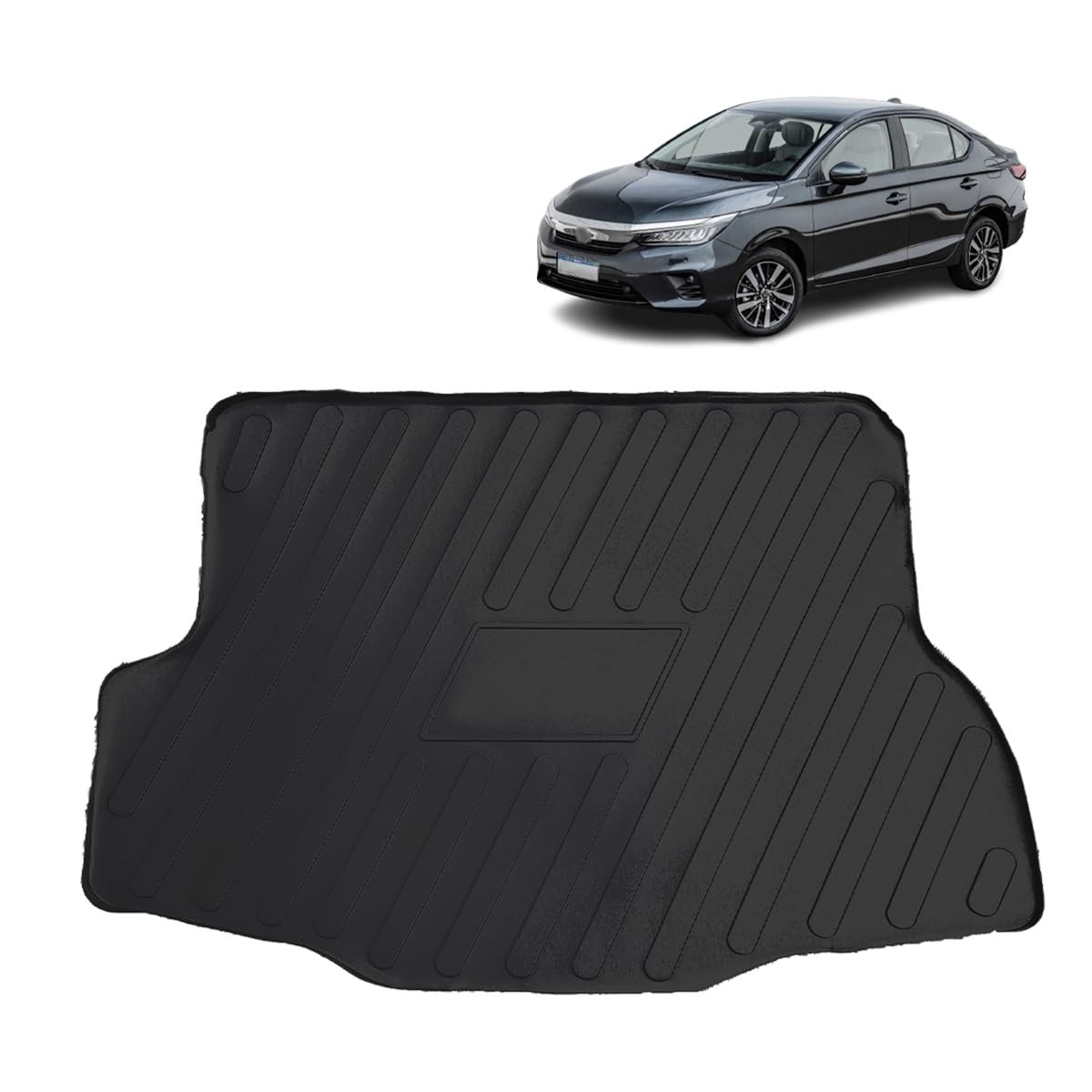 Protetor de Porta-Malas Personalizado para Honda City Sedan 2022-2024: Proteção e Estilo em Relevo!