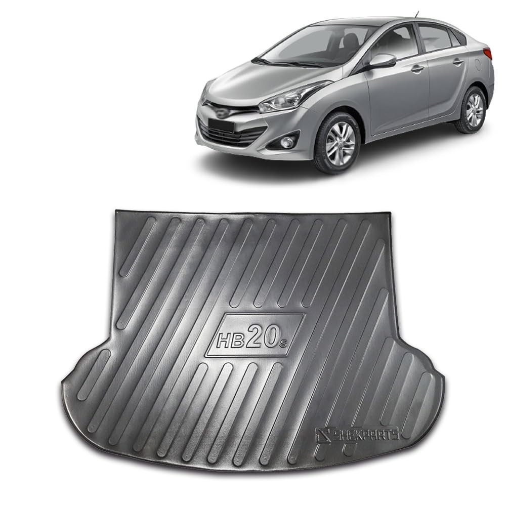 Protetor de Porta-Malas HB20 Sedan 2013-2019: Tapete Bandeja Premium em Relevo