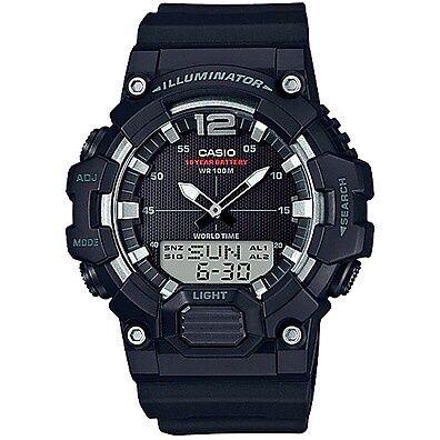 Relógio Casio Anadigi HDC-700: 10 Anos de Bateria e Estilo