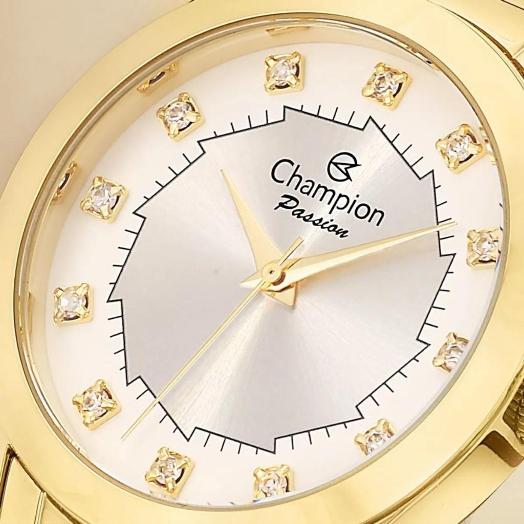 relogio-champion-dourado-elegancia-kit-presente