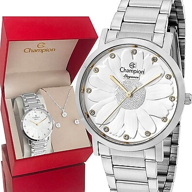 Relógio Champion Feminino: Elegância e Presente Completo
