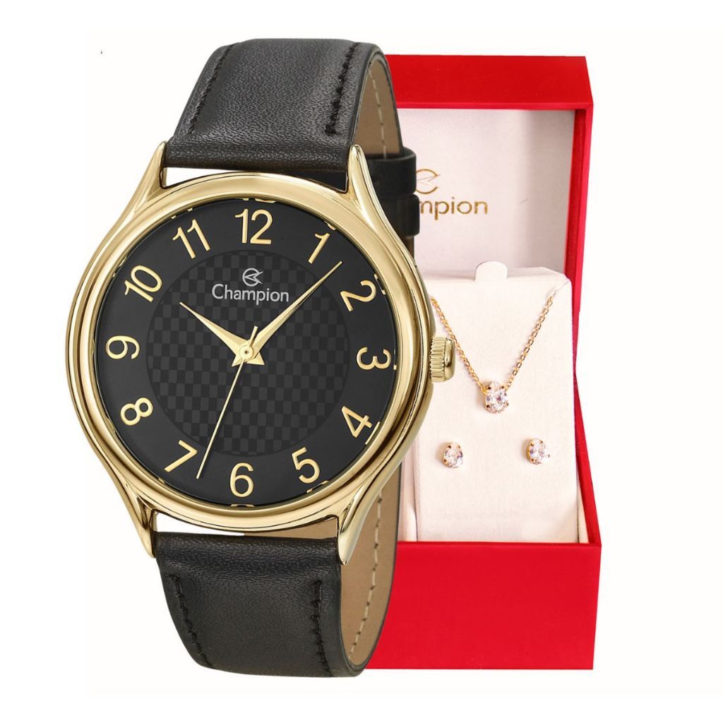 Relógio Champion Feminino: Elegância em Preto
