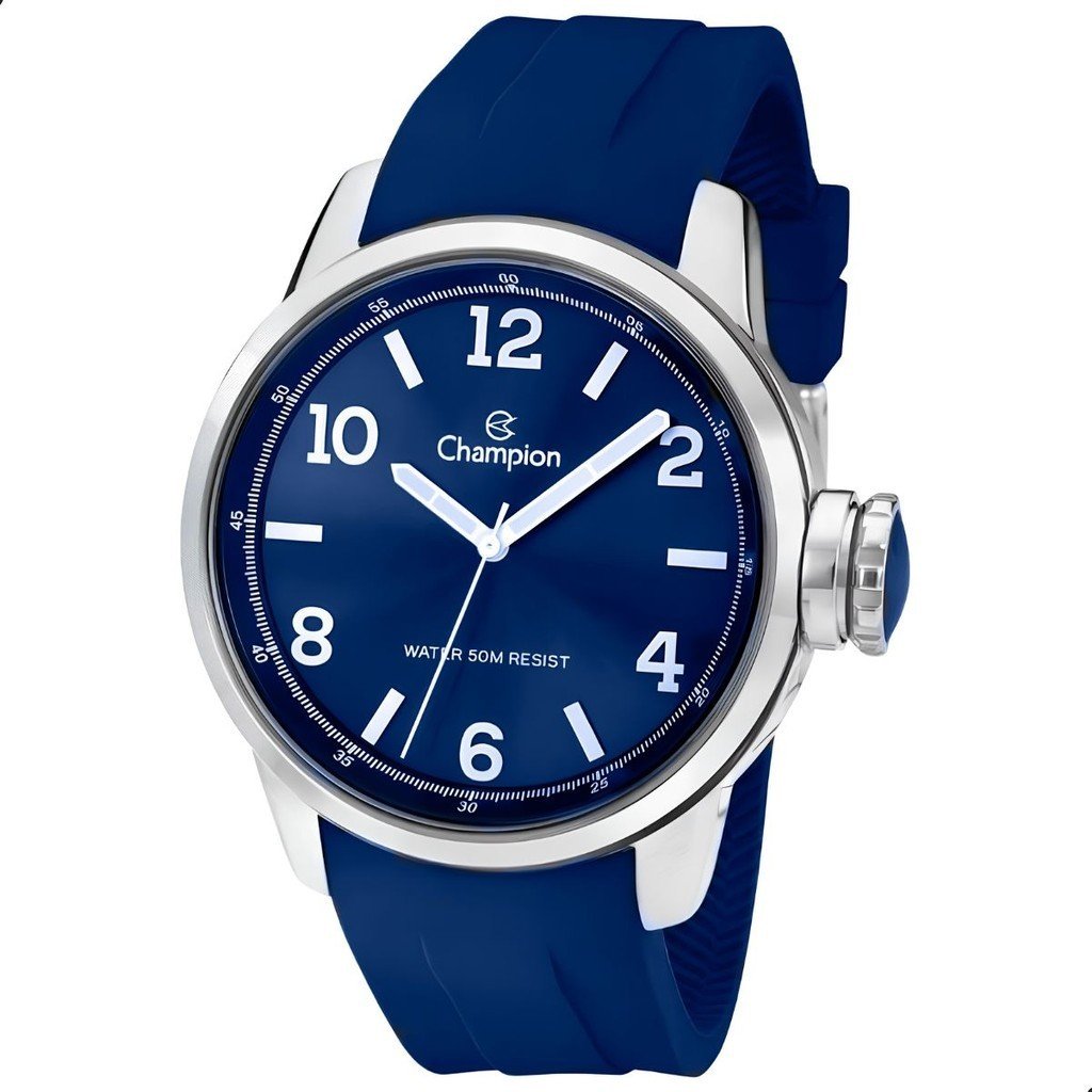 Relógio Champion Masculino Azul: Estilo e Resistência
