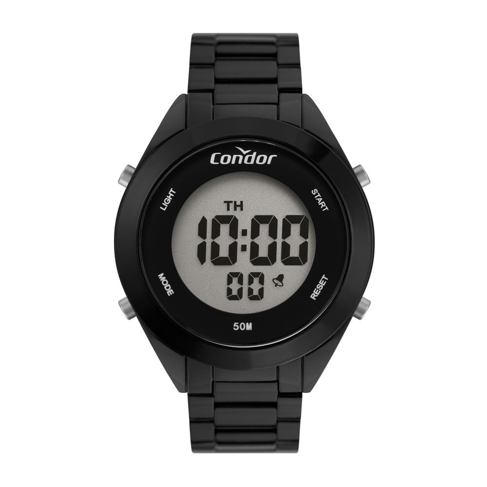 Relógio Condor Feminino Digital: Elegância em Preto