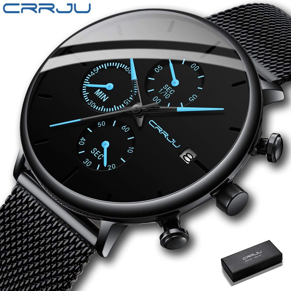 Relógio CRRJU 2268: Luxo e Sport!