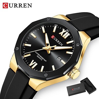 Relógio CURREN 8465: Estilo e Resistência!