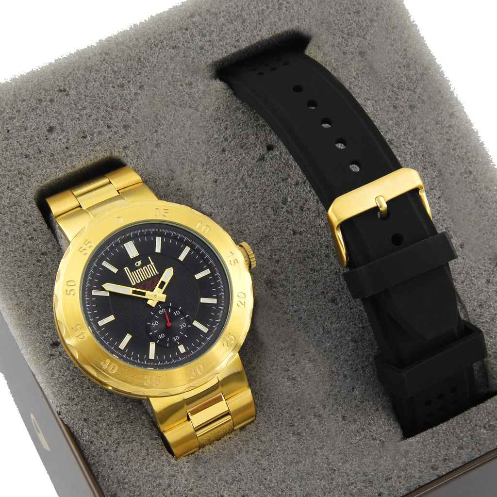 Relógio Dumont Masculino Dourado: Elegância e Versatilidade