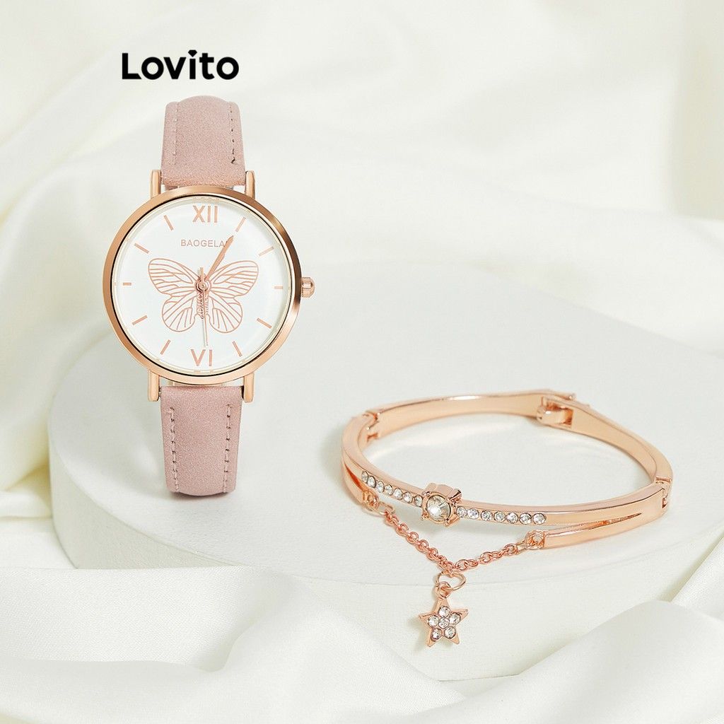 Relógio Feminino Borboleta: Elegância Casual
