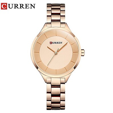 Relógio Feminino Curren 9015x: Elegância à Prova D'Água