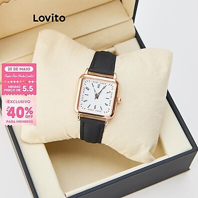 Relógio Feminino Lovito: Elegância que Brilha!