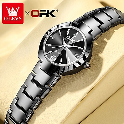 Relógio Feminino OPK 8105: Elegância à Prova d'Água