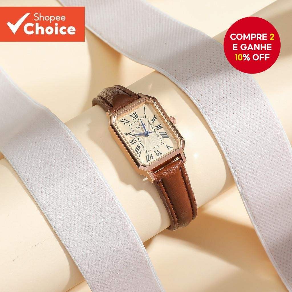 Relógio Feminino Romano Coreano Simples e Versátil – All-Match High-End