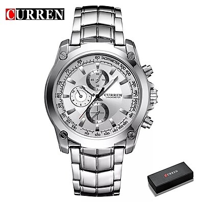 Relógio Masculino Curren 8025: Luxo e Resistência