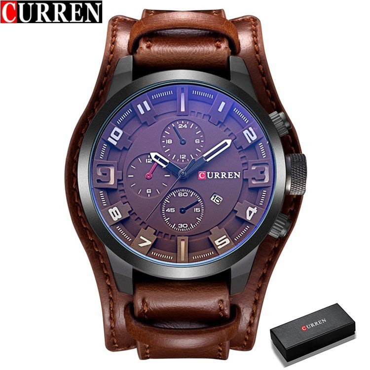Relógio Masculino CURREN 8225B: Estilo e Durabilidade