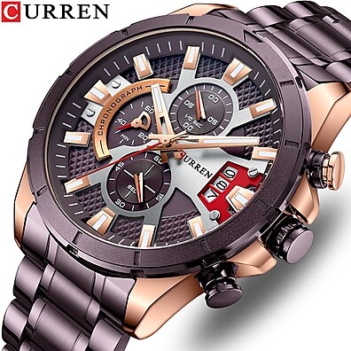 Relógio Masculino CURREN 8401: Elegância e Resistência