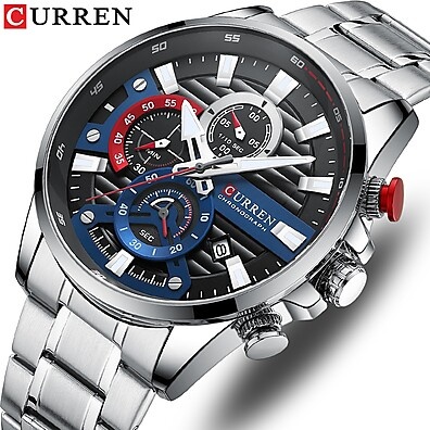 Relógio Masculino CURREN 8415X: Luxo e Resistência
