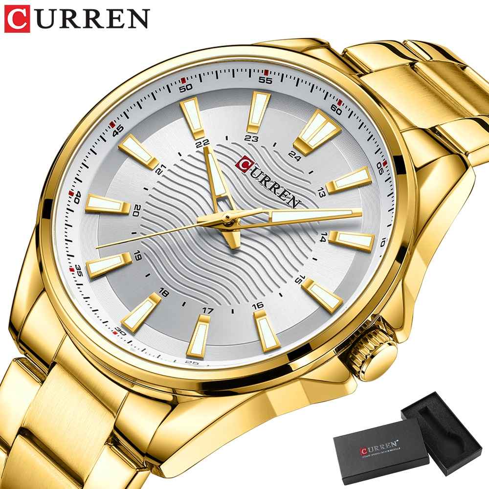 Relógio Masculino CURREN 8424: Elegância Retro
