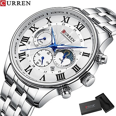 Relógio Masculino CURREN 8427S: Elegância e Resistência