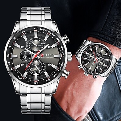Relógio Masculino CURREN CR51SX: Elegância e Resistência