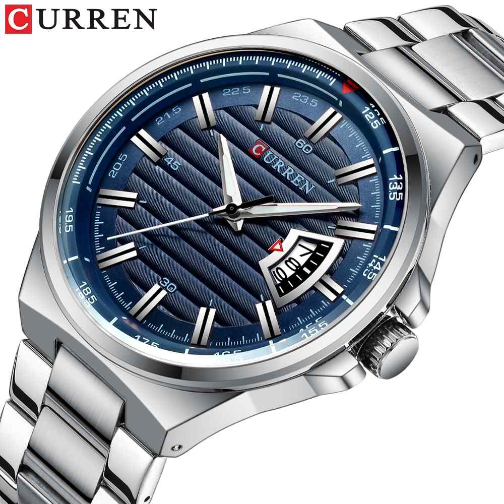 Relógio Masculino Curren CR75SSX: Elegância e Resistência