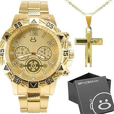 Relógio Masculino Dourado: Estilo e Elegância