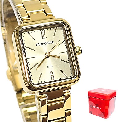 Relógio Mondaine Feminino Dourado: Elegância em Cada Detalhe