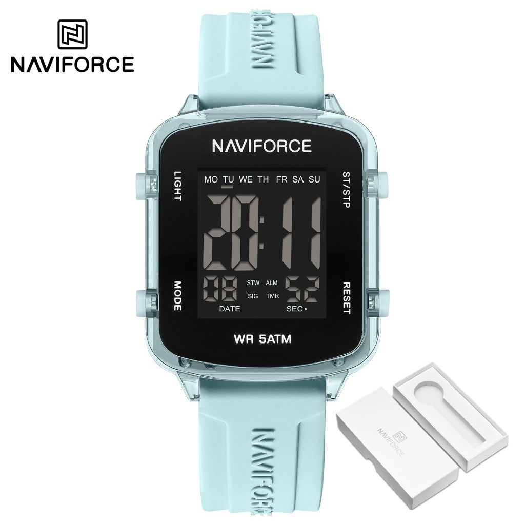 Relógio NAVIFORCE 7120: Feminino Multifuncional e à Prova D'água