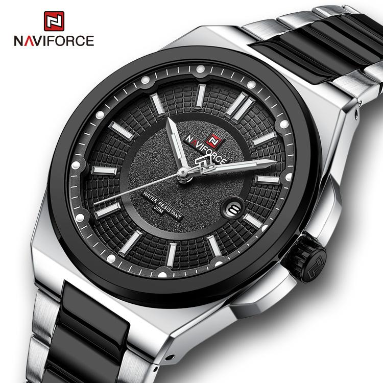 Relógio NAVIFORCE 9212: Estilo Militar com Movimento Seiko