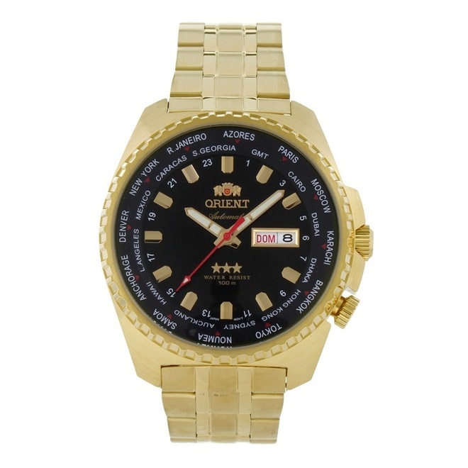 Relógio Orient Masculino Automático Dourado – Estilo e Precisão